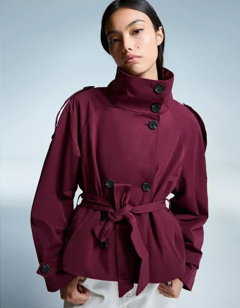 Elise Short Trench Coat