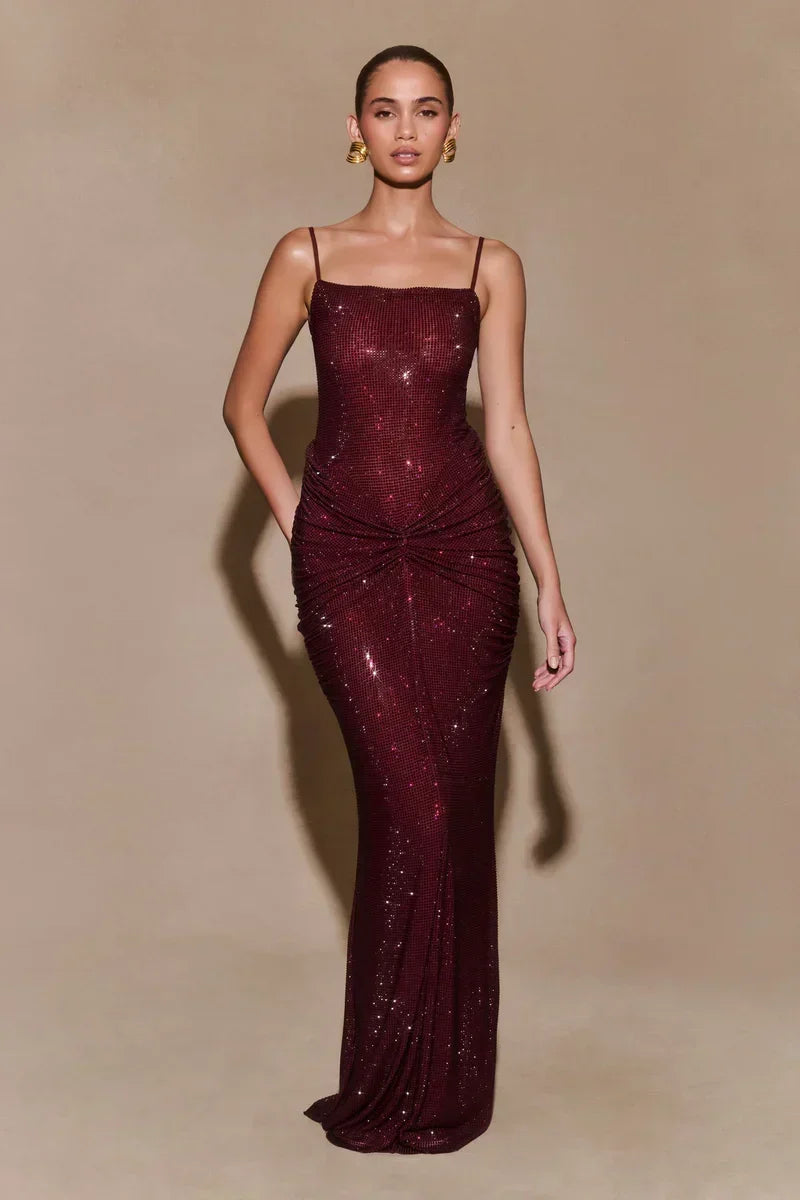Roisin Diamante Maxi Dress