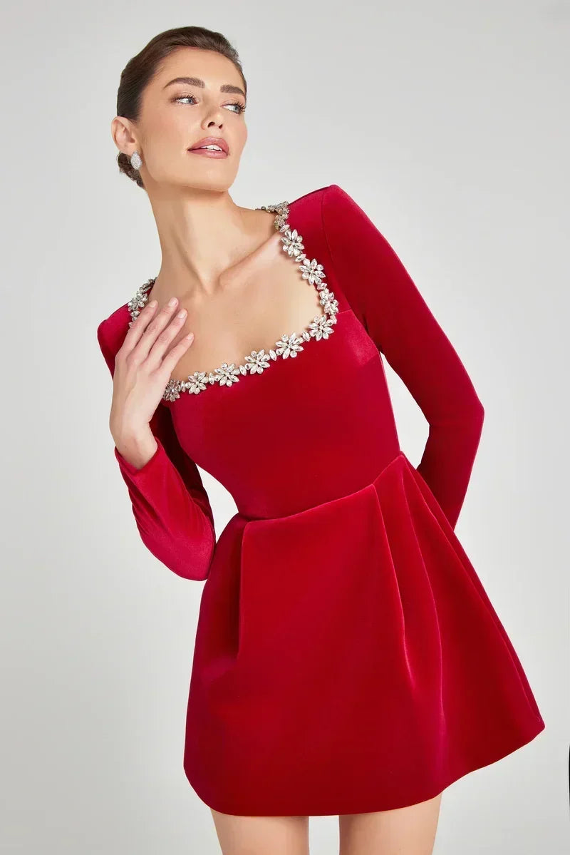 Elodie Velvet Dress