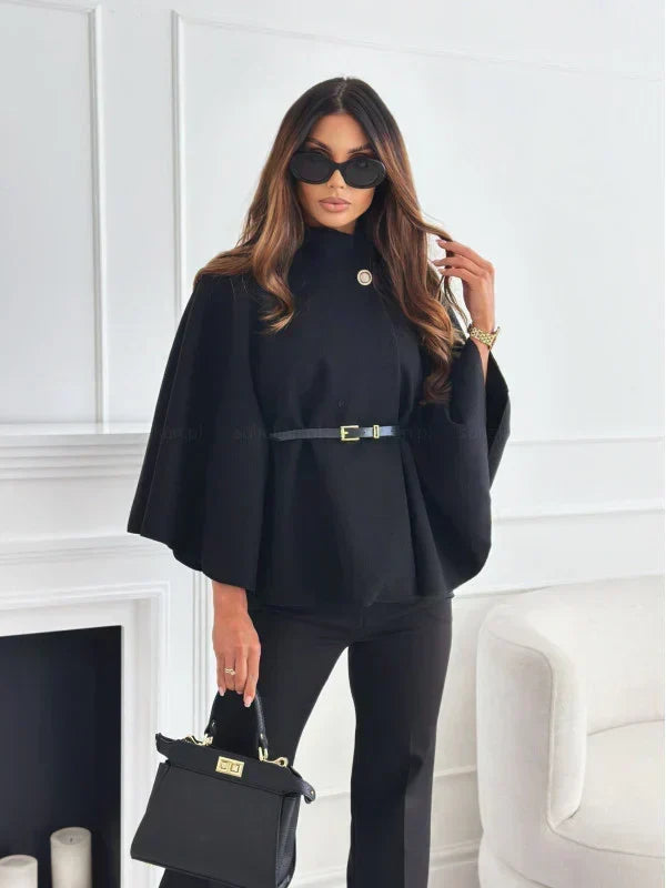 Maria Cape Belt Coat