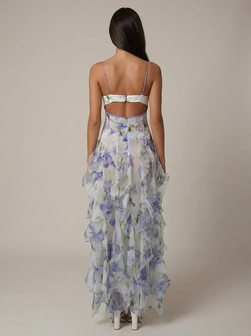 Gabrielle Ruffle Dress