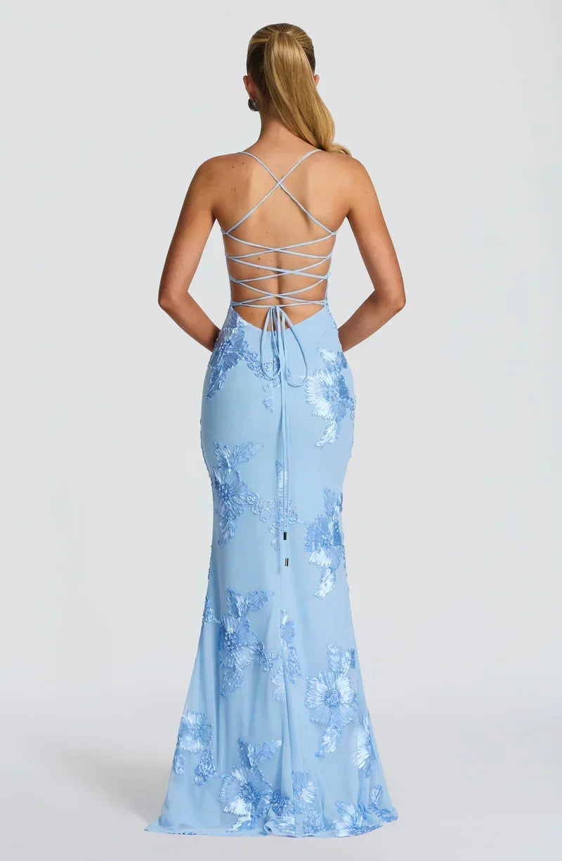 Velour Maxi Dress