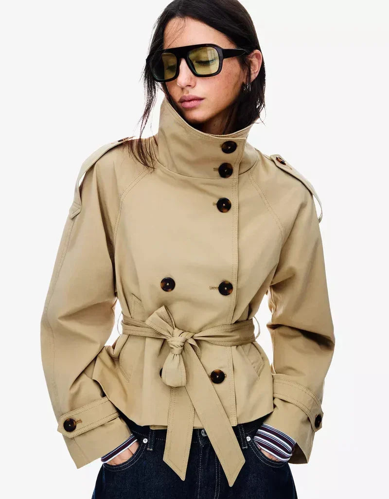 Elise Short Trench Coat