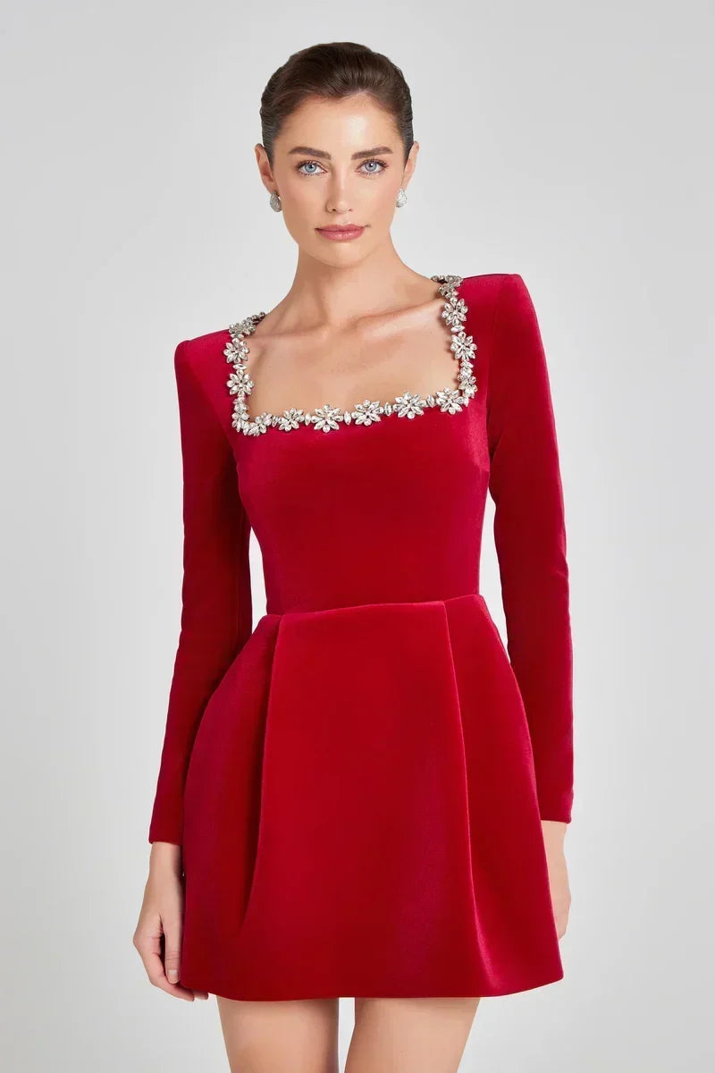 Elodie Velvet Dress