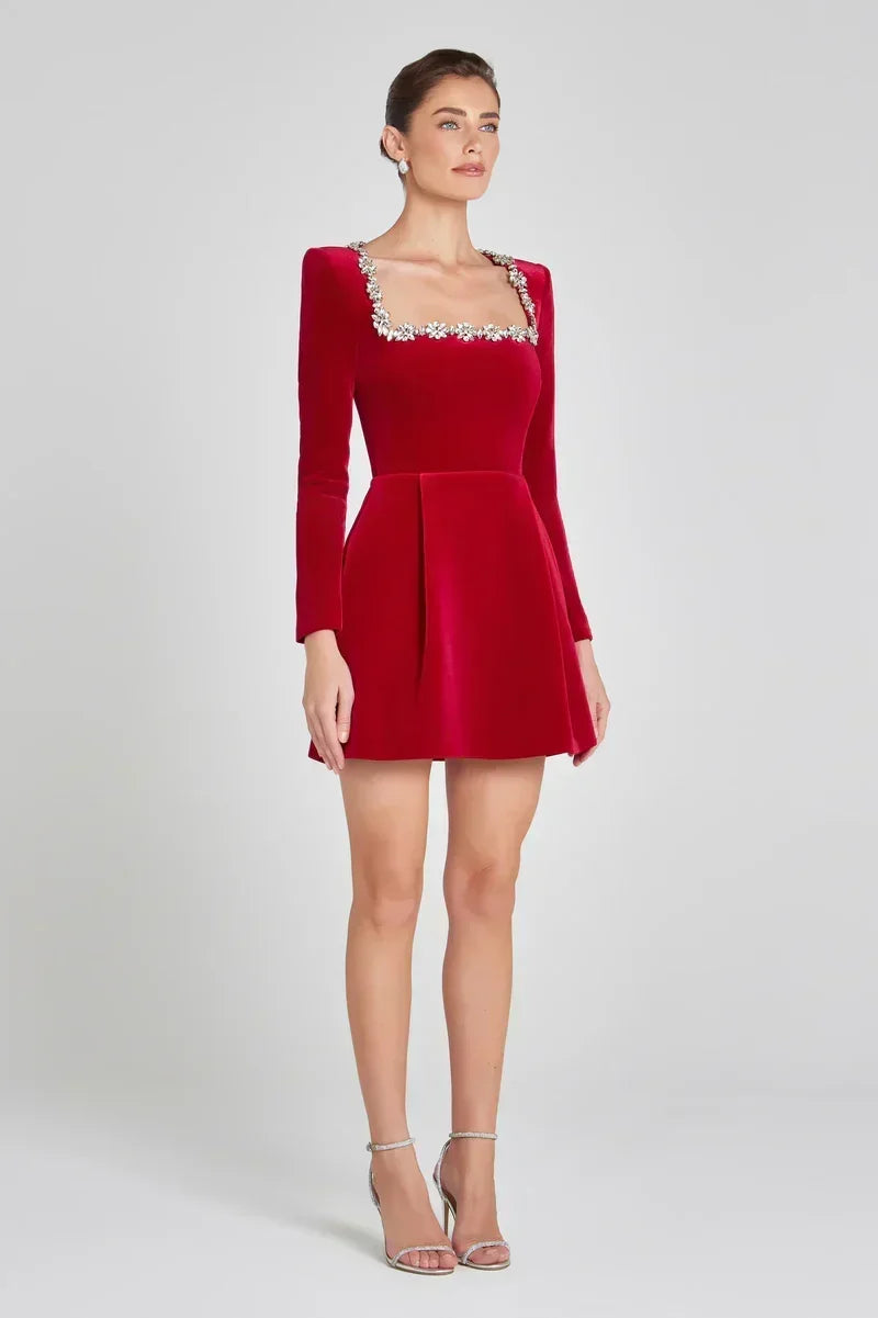Elodie Velvet Dress