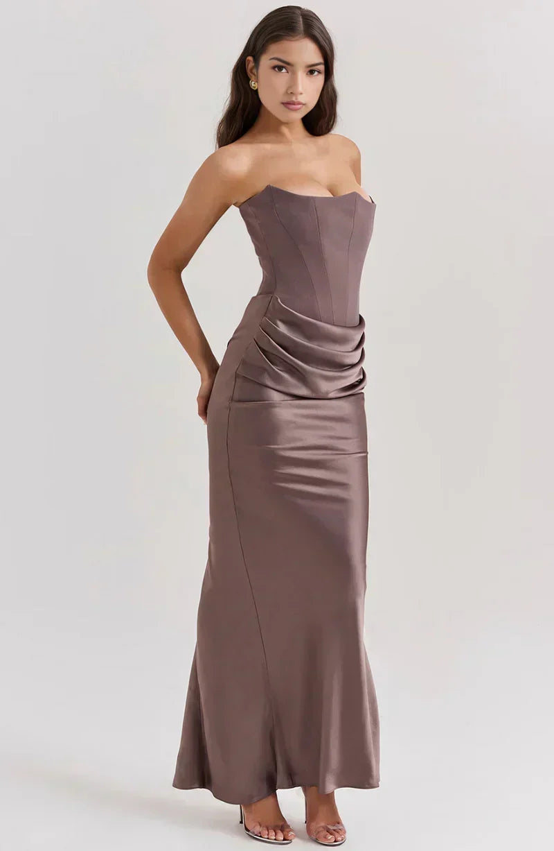 Bella Elegant Strapless Dress