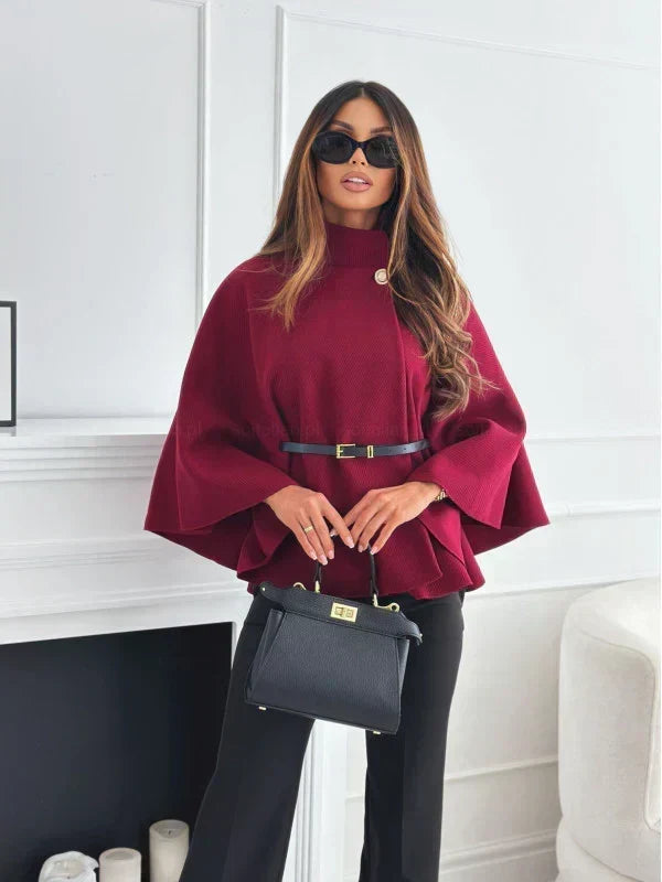 Maria Cape Belt Coat
