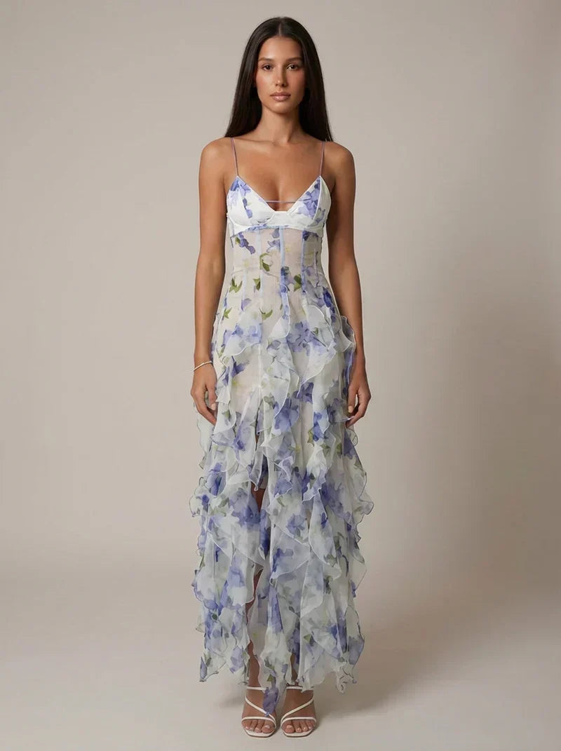 Gabrielle Ruffle Dress