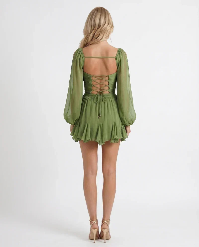 Colette Ruffle Mini Dress