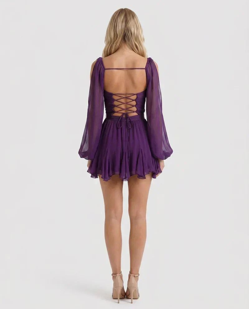 Colette Ruffle Mini Dress
