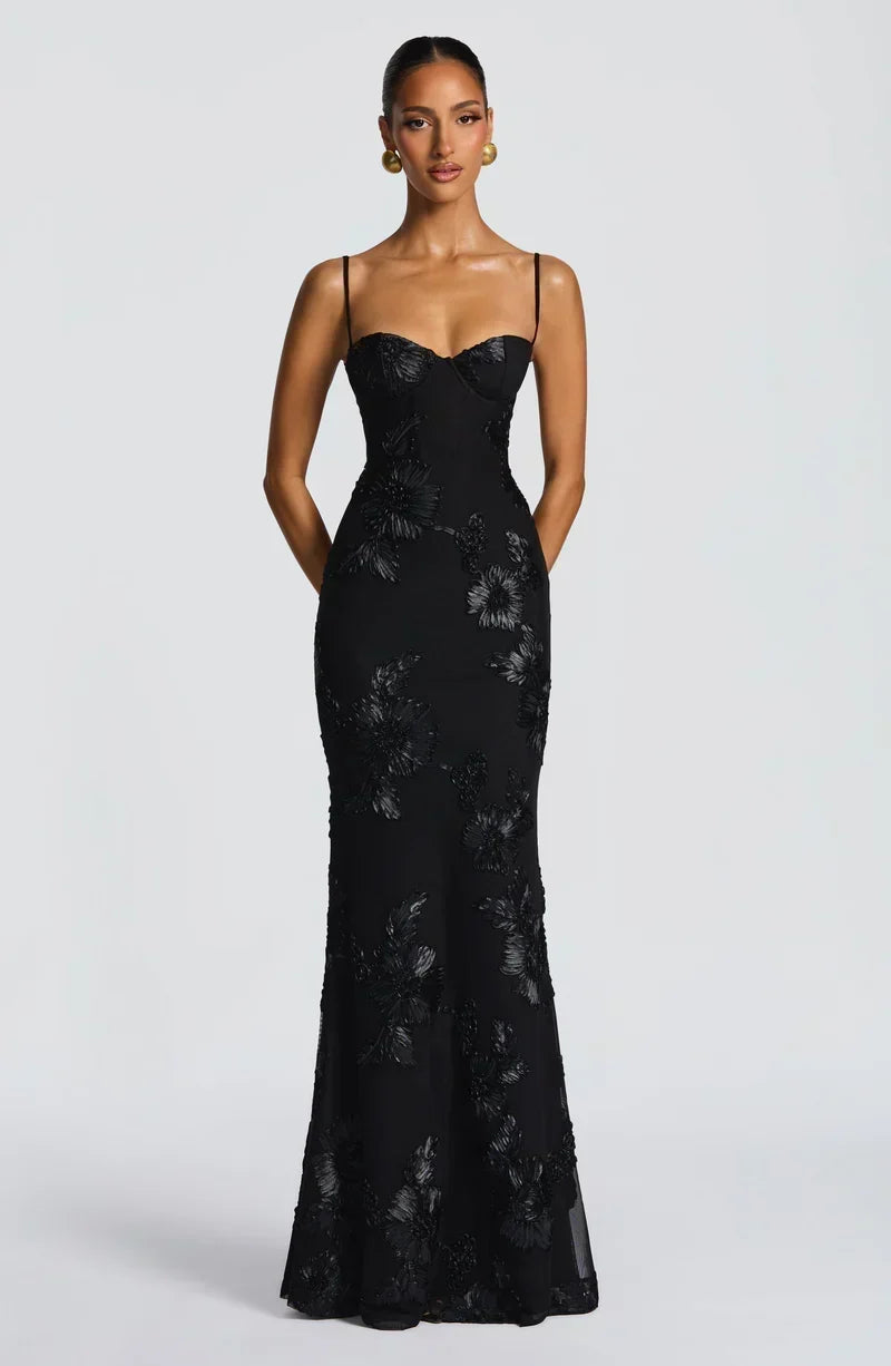 Velour Maxi Dress