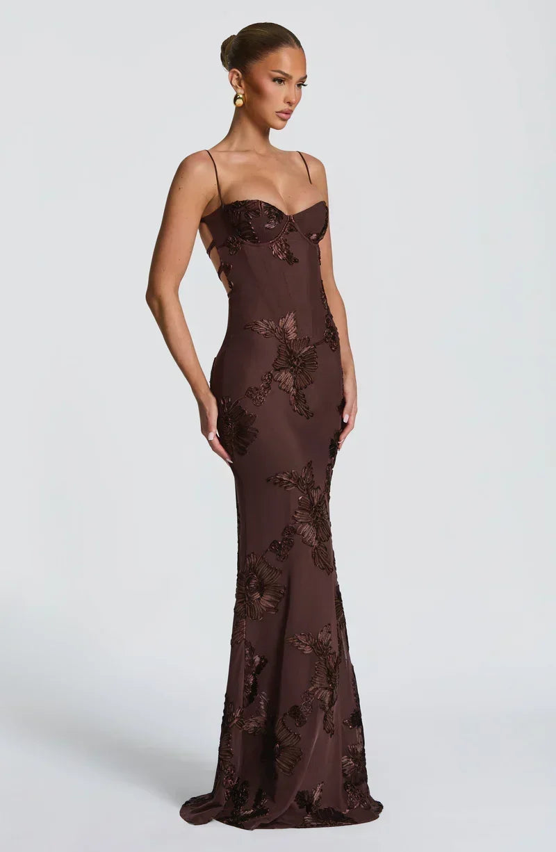 Velour Maxi Dress